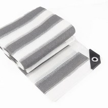 HDPE 스트라이프 햇빛 가리개 그물 개인 정보 보호 스크린 울타리 그물 전망대 정원 건물 햇빛 가리개 그물 Pergola 수영장 천막, 0.8mx4m, Stripe Fence Net