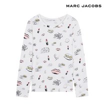 마크제이콥스키즈 여아 멀티패턴 긴팔 티셔츠(화이트)