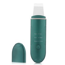 스킨스크러버 코피지제거기 삭피기 초음파 페이셜 스킨 스크러버 스킨 주걱 블랙 헤드 여드름 제거 장치 모공 클리너 딥 페이스 클리닝 필링 리프팅, 초록