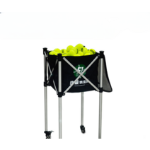 테니스 그물 휴대용 자동차 대용량 휠 줍기 바구니 줍는 볼 카트, 51 표준 휴대용 코치 자동차