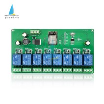 ESP8266 무선 WIFI 프로그래밍 가능 릴레이 모듈 8 채널 ESP-12F Wifi 개발 보드 Arduino 용 DC7-28V/5V 전원 공급 장치