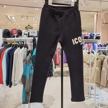 지프키즈 KN1GSU926-키즈 지프 자수 블랙 기모 레깅스 공용 (6~13세)-서면NC