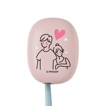 트라이코지 커플드로잉 UVC LED 미니 휴대용 칫솔살균기 STB-022, 팔짱