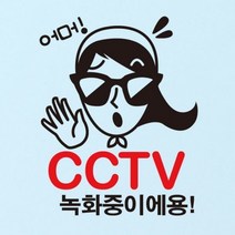 [KT알파쇼핑]생활스티커_꽃처녀 CCTV촬영중