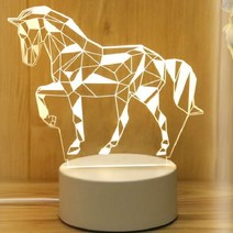 인테리어소품 조명 가성비좋은 LED 3D 아크릴 입체 무드등 수면등 수유등, 2.말