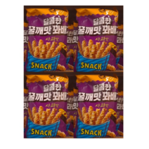 노브랜드 달콤한 꿀깨맛 꽈배기 200g x 4개