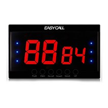 이지콜 호출벨 + 수신기 세트 (번호표 공짜) 레드, 12) EY-2002 모니터 + 호출벨 레드 9개