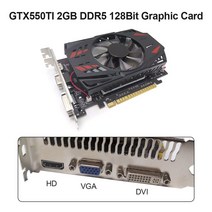 GTX550TI 2GB 4GB 6GB 컴퓨터 그래픽 카드 192bit GDDR5 NVIDIA, GTX550TI 2GB DDR5 A