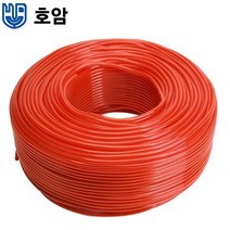 호암 알곤토치 가스 호스 적색 100m 알곤 수냉용 호스 호수 PVC+편조, 알곤호스(PVC+편조) 100m