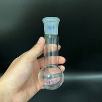 FAPEI 단일 표준 입 둥근 바닥 플라스크 목 용량 50mL 조인트 24/29 원형