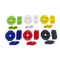 무선 게임 패드 컬러 교체 D패드 버튼 전도성 고무 패드 게임 보이 클래식 GBO GB Fat DMG 방향 A B 시작 선택 버튼, [03] white