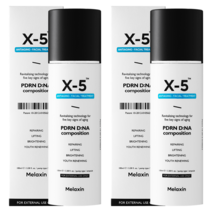 멜락신 남성용 엑스파이브 피부 노화 완화 페이셜 트리트먼트, 100ml, 2개