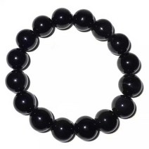 천연석 원석 비즈 재물운 흑요석 팔찌 화산석 스톤 건강 행운 보호 구슬
