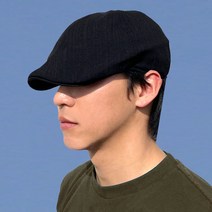 빅사이즈 로우 린넨 밴딩 헌팅캡 3컬러 어르신 중년남자 할아버지 노인 베레모 모자 골프 남자 여자
