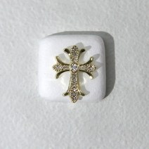 [아재리노] DW-큐빅십자 뱃지 넥타이핀 브로치 패치 와펜 행거치프 배지