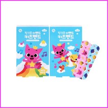 예스통상 핑크퐁 상어가족 친구들 총출동 특집 클레이 색종이 풀 색연필 싸인펜 마스크, 핑크퐁 더밴드키즈밴드 표준형 16매입 /색상랜덤