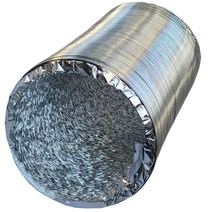 산업용 후렉시블 알루미늄덕트호스 10M 은박 자바라 100mm ~ 300mm, 1개
