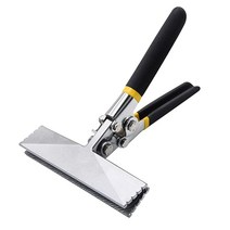 A young store 핸드 시머 15.2cm(6인치) 스트레이트 조 판금 벤더 도구 폼 엣지 솔기 플라이어 인체 공학적 핸들 벤딩 플랫닝 툴