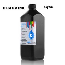UV잉크 1000ML LED DX4 DX5 DX6 DX7 DX10 TX800 XP600 엡손 1390 L800 L1800 L805 R1800 R1900 UV 수정 프린터, 1PC Cyan-Hard