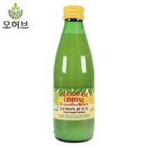 유기농 레몬주스 원액 100% 레몬물 레몬즙 에이드, 250ml