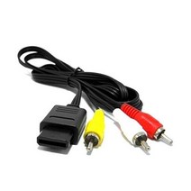 호환되는 Nintendo 64 오디오 TV 비디오 코드 AV 케이블-SNES 용 N64 용 GameCube 용 RCA
