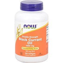 Now Foods 블랙 커런트 오일 1000 mg - 100 소프트젤 6팩