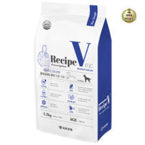 라이브잇 유한양행 Recipe V 반려견 처방식사료, 12개, 1.2kg, 유리너리(비뇨계)