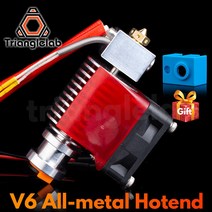 3D 프린터Trianglelab Highall-metal V6 Hotend 12V/24V 원격 Bowen 인쇄 PT100 용 v6 J 헤드 핫 엔드 및, 1.75 24V PTFE lining, CHINA