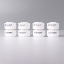 아쿠아듀오 주방 싱크대 플렉시블용 리필필터 정품/8개 묶음/아쿠아듀오 주방용 SF-1000용 리필필터/샤워플러스 아쿠아듀오용 필터 sf-1000 리필필터/정수필터 리필/플렉시블형