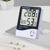다인네 디지털 온도계 습도계 DY-304 멀티 스탠드형 벽걸이 부착형, 본상품선택