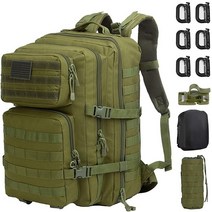 GZ XINXING 45L 라지 Molle 3일 공격용 팩 밀리터리 전술 군대.. 정품보장, Green
