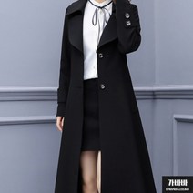 가바바 여성 빅사이즈 키가 커보이는 데일리룩 롱 맥코트 아우터 5XL까지 G69855