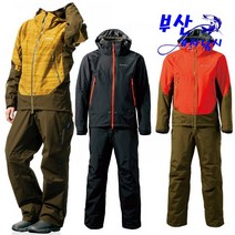 시마노정품 RB-025M 2XL 동계 겨울낚시복, 2XL 브라운카키