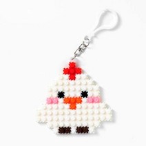 디폼블럭 미니 키링 고리 꼬꼬 닭 8mm 패키지 세트, 단품