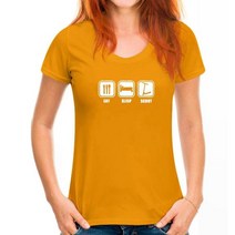 Men Clothing Eat Sleep Scoot Push Stunt Funny T Shirt 코튼 반팔 티셔츠 탑스 Camiseta 남성 의류, 10 WoMen Ginger_03 S