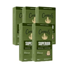 캄포스 수페리어 알루미늄 커피 캡슐 10개 Campos Superior Aluminium Coffee Capsules, 5팩