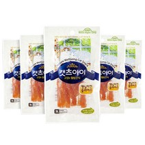 캣츠아이 고양e 웰빙 간식 닭 27g, 캣닙치킨슬라이스, 5개