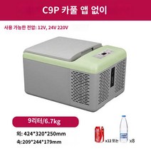 신형 전기 아이스박스 휴대용 냉동고 캠핑용 차량용 냉장고, C9P 카세트+디지털 패널 12V24V220V 일반