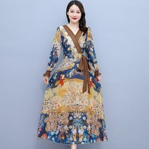 여행지원피스 바캉스룩 맥시 박시 롱 원피스 드레스 빅사이즈 패션 단아한