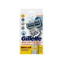 질레트 스킨텍 플렉스볼 파워 면도기 핸들+1입날