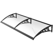 캐노피 창문 테라스 고정 어닝 빗물차단 렉산 타프, 스트레치 아웃 100cm 벽 120cm