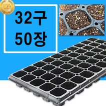 육묘트레이 32구 50장 모종 육묘 포트 트레이 화분