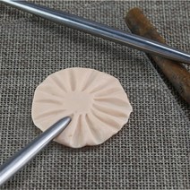 도자기 모델링 바늘 스테인레스 스틸 막대 세부 바늘 모델 천으로 라인 질감 조각 점토 조각 도자기 도구, style1