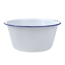 법랑접시 법랑그릇 브런치 원형 오븐용 범랑그릇 샐러드 그릇 누들 밥 그릇 간식 과일, 18cm7.08인치, 베이지