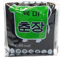 [더착한푸드]육미춘장(삼한 500g) 식자재마트 대용량 업소용 중국요리 중식춘장 춘장소용량 짜장면, 500g, 1개