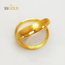 삼성골드 24K 99.9% 무광엥게이지 반지 3.75g~7.5g