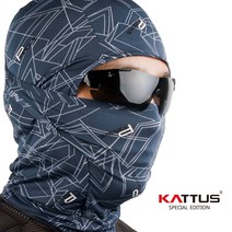KATTUS 페리온 2in1 바라클라바 풀전사 복면 냉감복면 멀티바라클라바 멀티마스크 자외선차단 KC인증, 그레이