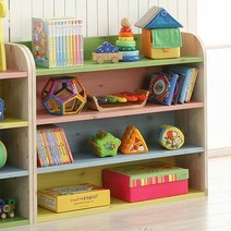 기타 바보사랑[미아트]모아가구 프로마 DIY 와이드 4단 교구장[무료배송], 하늘블루