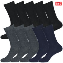 BYC신사정장리턴장목유색양말10켤레SMS1061YOU