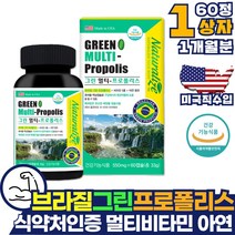 브라질 그린 프로폴리스 츄어블 터트려먹는 액상 캡슐 원료 구강항균 면역력 높이는 보조제 영양제 포리폴리스 플라보노이드 활성산소 제거 아연 항산화 비타민 유산균배양물 SIF